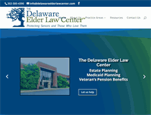 Tablet Screenshot of delawareelderlawcenter.com